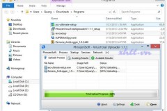 Quét virus trực tuyến với Phrozen VirusTotal Uploader