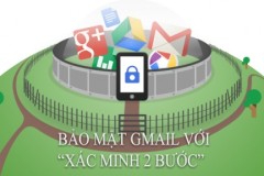 Tăng bảo mật Gmail với xác minh 2 bước