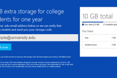 Microsoft tặng sinh viên thêm 3GB dung lượng lưu trữ trên Skydrive