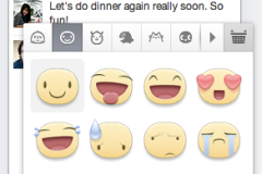 Facebook Chat phiên bản web bổ sung nhiều emoticon mới