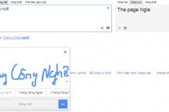 Google Translate thêm tính năng nhập từ viết tay