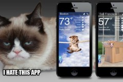 Ứng dụng dự báo thời tiết Weather Kitty cực cute