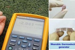 Công nghệ sạc pin từ nhiệt độ cơ thể cho các thiết bị đeo tay