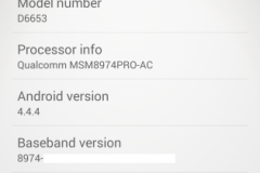 Rò rỉ ảnh chụp màn hình Sony Xperia Z3