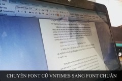 Hưỡng dẫn chuyển mã Font VNTimes cũ sang Times New Roman