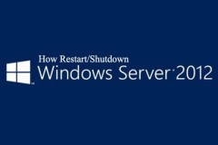 Hưỡng dẫn "tắt/khởi động lại" trên Windows Server 2012