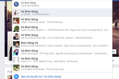 Sự thật về việc hàng loạt Facebook Việt bị đổi tên thành Vũ Đình Dũng