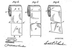 Tìm thấy bằng sáng chế cuộn giấy vệ sinh cách đây 124 năm