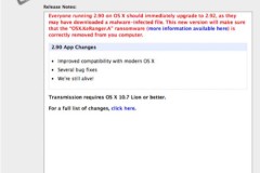 Phần mềm 'tống tiền' lần đầu xuất hiện trên Mac OS X