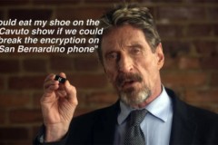 John McAfee thừa nhận mình "chém gió" về cách hack iPhone vì lý do tốt đẹp
