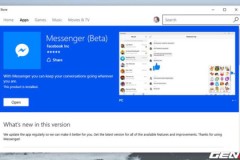 Facebook âm thầm phát hành ứng dụng Messenger cho Windows 10