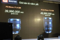 Sony Việt Nam chính thức bán ra RX1R mark II, A6300 và 2 ống kính G-Master, giá từ 24,5 triệu đồng