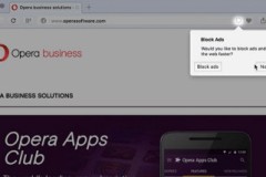Opera 37 trang bị sẵn công cụ chặn quảng cáo trên web