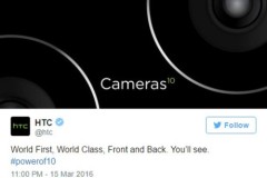 HTC 10 sẽ sở hữu camera "tầm cỡ thế giới cả ở mặt sau lẫn mặt trước"