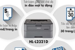Máy in Brother HL-L2321D mang lại giải pháp "3 tiết kiệm"