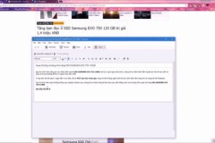 Công bố kết quả chương trình tặng bạn đọc ổ SSD SAMSUNG EVO 750 120 GB