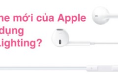 Xuất hiện hình ảnh tai nghe iPhone dùng cổng Lightning