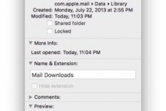 Mac - Thỉnh thoảng nhớ xóa thư mục Mail Download để giải phóng ổ cứng