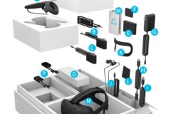 HTC để kèm hơn 20 phụ kiện trong hộp Vive, cần có sơ đồ để mở hộp