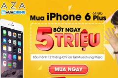 iPhone 6 Plus chính hãng giảm sốc 5 triệu trên Muachung Plaza