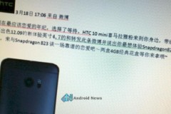 HTC 10 mini sẽ sử dụng chip Snapdragon 823, 4GB RAM và ra mắt tháng 9/2016