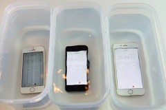 iPhone SE, iPhone 5s và iPhone 6s so tài khả năng chống nước