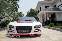 Trình làng siêu xe Audi R8 V8 độ tăng áp độc nhất Việt Nam