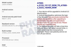 Người dùng Lenovo A7000 chính thức nhận được Android 6.0