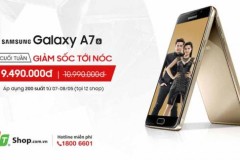 Samsung Galaxy A7 (2016) cuối tuần giảm giá lên đến 1.5 triệu đồng