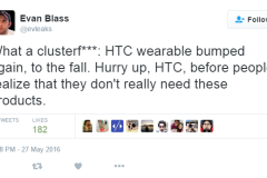 HTC tiếp tục hoãn ra mắt smartwatch, hẹn đến mùa thu