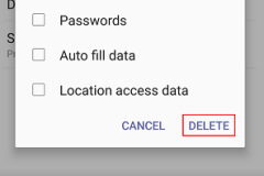 Làm thế nào để xóa lịch sử truy cập internet trên Galaxy S7 và S7 edge?