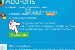Cách cài đặt tiện ích Chrome cho trình duyệt Firefox