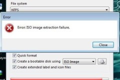 Sửa lỗi ISO image extraction failure khi tạo USB Boot bằng Rufus