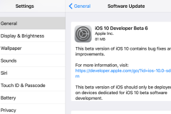Apple phát hành iOS 10 Developer Beta 6 và Public Beta 5