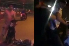 Đâm chó doberman giữa phố Hà Nội, thanh niên đi Dream ra tay nghĩa hiệp