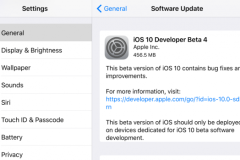 Apple tiếp tục phát hành iOS 10 Beta 4 với nhiều tính năng mới