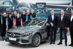Mercedes-Benz C-Class Cabriolet đã "lăn bánh" ra khỏi dây chuyền sản xuất