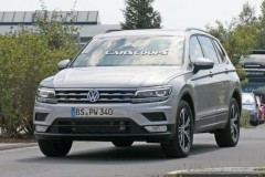 Lộ ảnh do thám Volkswagen Tiguan bảy chỗ không ngụy trang