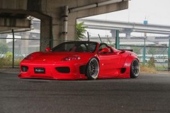 Ferrari F360 Madone "gầm chạm đất" nhờ "tay nghề" của Liberty Walk