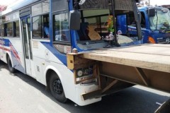 3 ô tô tông liên hoàn, nhiều hành khách thót tim