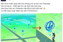 Kỳ lạ dịch vụ “cày” thuê Pokemon Go với giá từ 3.000 đồng tại Việt Nam