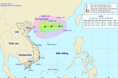 Áp thấp sẽ mạnh lên thành bão, tái diễn mưa lớn tại Bắc Bộ