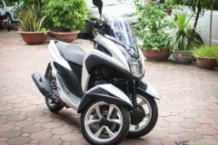 Chi tiết xe tay ga 3 bánh Yamaha Tricity 125 đầu tiên Hà Nội