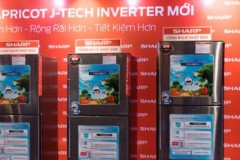 Sharp ra mắt tủ lạnh Apricot với công nghệ J-Tech Inverter: nhỏ gọn, 3 ngăn rộng rãi, tiết kiệm điện