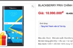 BlackBerry Priv chính hãng giảm giá 6 triệu đồng
