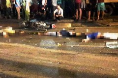 Xe máy đấu đầu ô tô, 3 nam thanh niên tử vong tại chỗ