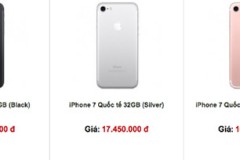 iPhone 7/7 Plus giảm giá mạnh so với thời điểm mở bán