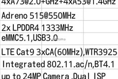 Rò rỉ thông số của Snapdragon 653: 28nm, Adreno 515 & Cortex A73