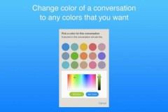 Biến đổi đủ màu sắc messenger thay cho màu xanh nhàm chán