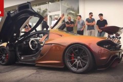 Clip siêu xe McLaren P1 sơn đổi màu độc nhất vô nhị